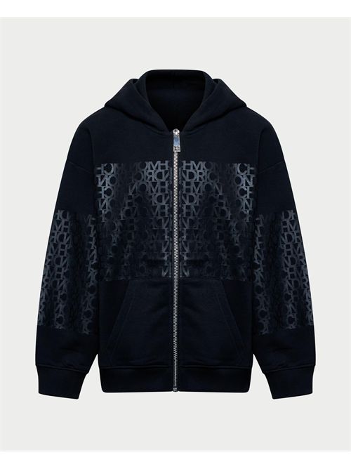 John Richmond children's hoodie sweatshirt with zip JOHN RICHMOND | RBA25034FEBLACK